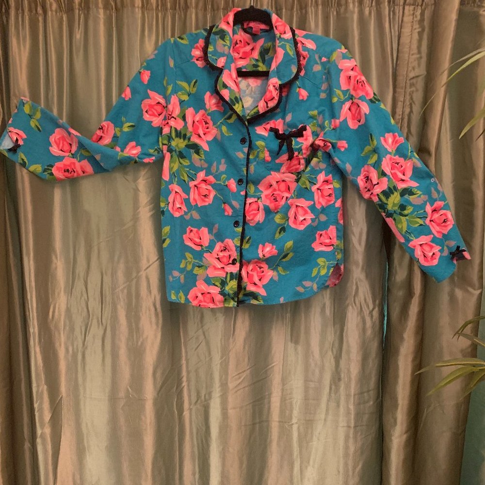 Betsey Johnson Floral Blouse